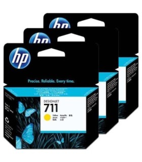 TINTA HP CZ136A (711) YELLOW 3 PACK 29 ML