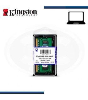 MEM. DDR3 KINGSTON SODIMM 8 GB BUS 1600 MHZ KVR16LS11/8