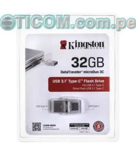 MEMORIA USB 32GB OTG TIPO C KINGSTON 3.0