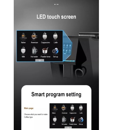 Máquina de café automática Programable