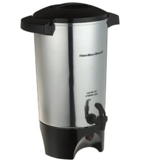 Urna De Cafe Hamilton Beach 45 Tazas En Modelo Plata