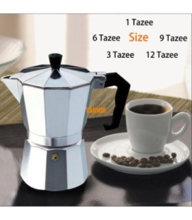 Cafetera Italiana con filtro de acero inoxidable