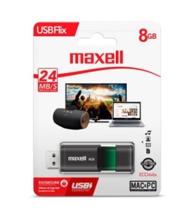 MEMORIA USB 8GB MAXELL 503802 FLIX 2.0 VERDE