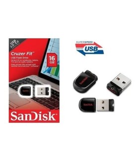 MEMORIA USB 16GB FIT 2.0 Z33 SANDISK